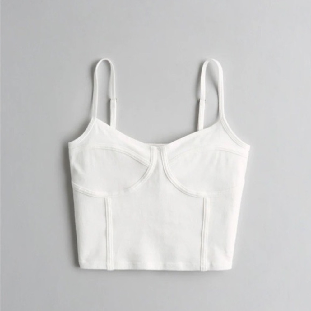 NWT Hollister Crop Bust Cup Cami